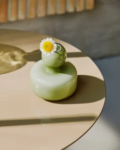 Marimekko Flower vase, olive