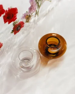 Marimekko Fyr candleholder, brown