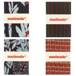 Marimekko Marimade fabric cover note book, A5