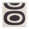 Marimekko Melooni mini towel, charcoal - natural white