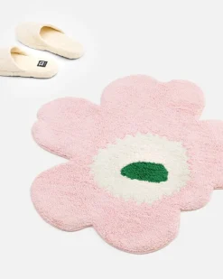 Marimekko Mini Unikko slippers, ivory