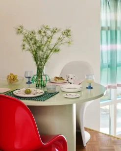 Marimekko Muija placemat, pink - chestnut