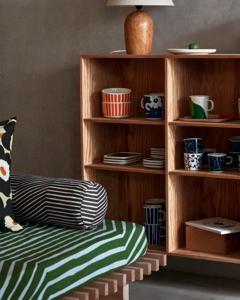 Marimekko Oiva - Piccolo bowl, 5 dl, white - orange