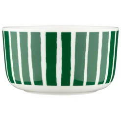 Marimekko Oiva - Piccolo bowl, 5 dl, white - green