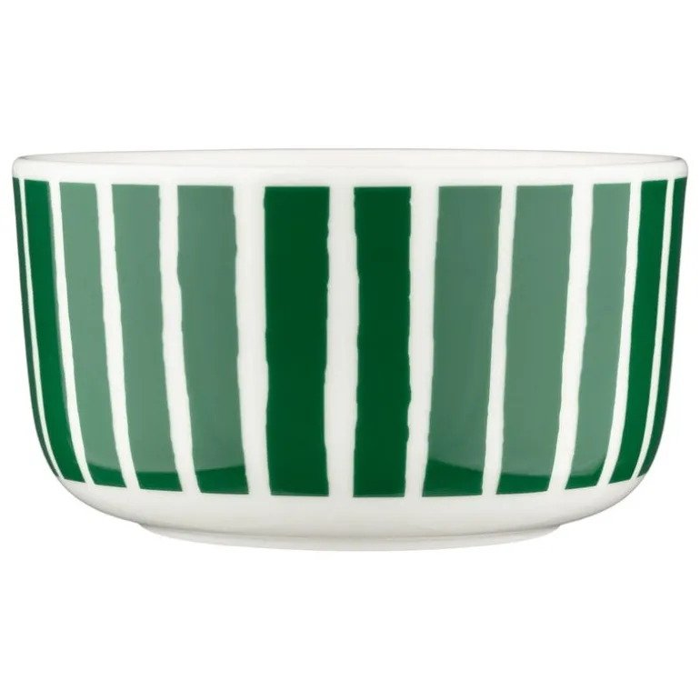 Marimekko Oiva - Piccolo bowl, 5 dl, white - green