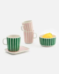 Marimekko Oiva - Piccolo bowl, 5 dl, white - green