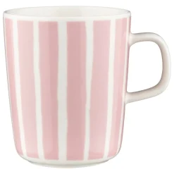 Marimekko Oiva - Piccolo mug, 2,5 dl, white - pink