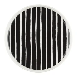 Marimekko Oiva - Piccolo plate, 20 cm, white - black