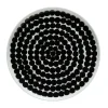 Marimekko Oiva - Siirtolapuutarha plate 20 cm, black - white