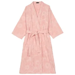 Marimekko Pieni Unikko bathrobe, powder - pink