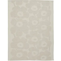 Marimekko Pieni Unikko kitchen towel, off white - beige