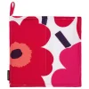 Marimekko Pieni Unikko pot holder, white - red