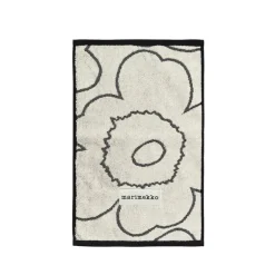 Marimekko Piirto Unikko guest towel, 30 x 50 cm, ivory - black