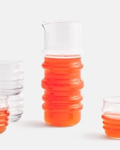 Marimekko Sukat Makkaralla pitcher, clear