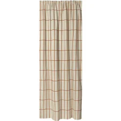 Marimekko Tiiliskivi curtain, 135 x 250 cm, light brown - chestnut