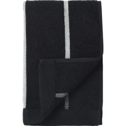 Marimekko Tiiliskivi guest towel, black - white