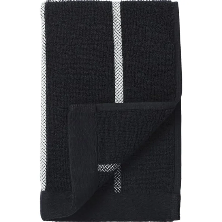Marimekko Tiiliskivi guest towel, black - white