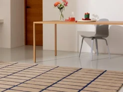 Marimekko Tiiliskivi rug, bright blue