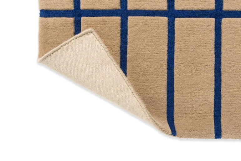 Marimekko Tiiliskivi rug, bright blue