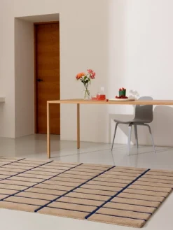 Marimekko Tiiliskivi rug, bright blue