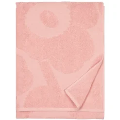 Marimekko Unikko bath towel, powder - pink