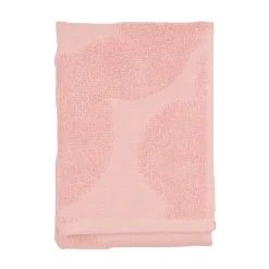 Marimekko Unikko guest towel, powder - pink