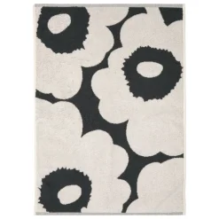 Marimekko Unikko hand towel, grey - off-white