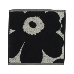 Marimekko Unikko mini towel, cotton - dark blue