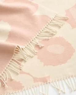Marimekko Unikko throw, 130 x 180 cm, pink