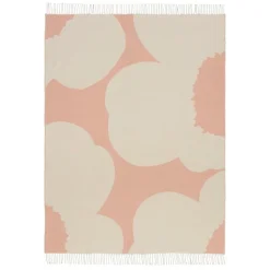 Marimekko Unikko throw, 130 x 180 cm, pink