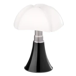 Martinelli Luce Minipipistrello table lamp, cordless, dark brown