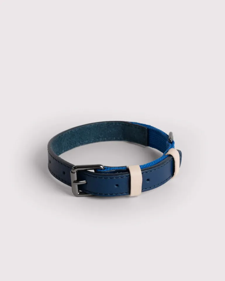 Masimalo Colour Block collar, navy - grandala blue