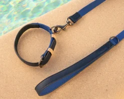 Masimalo Colour Block collar, navy - grandala blue