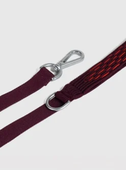 Masimalo 3D Knit leash, aubergine - lava