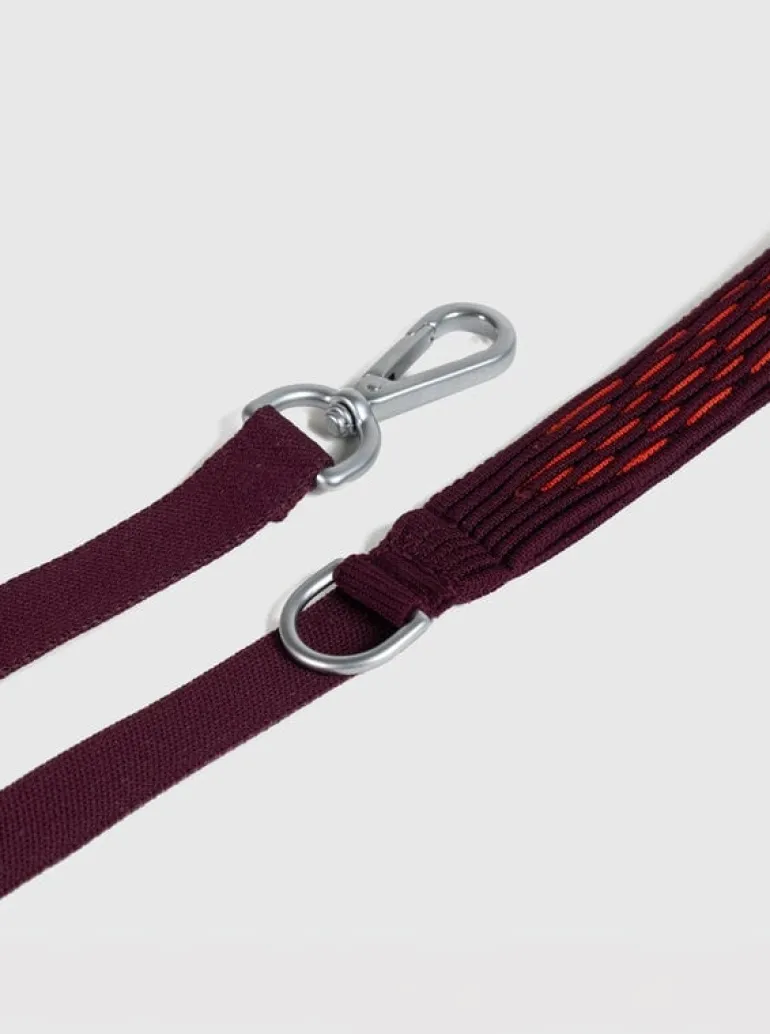 Masimalo 3D Knit leash, aubergine - lava
