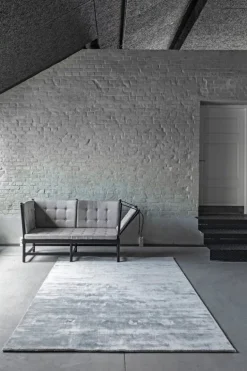 massimo copenhagen Earth Bamboo rug, concrete gray