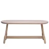 Massproductions Albert bench, white oiled oak