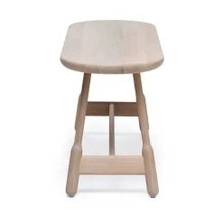 Massproductions Albert bench, white oiled oak