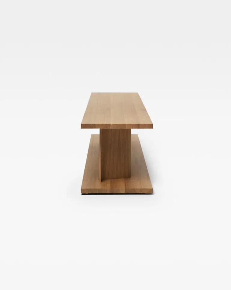 Massproductions Bit side table, natural oak