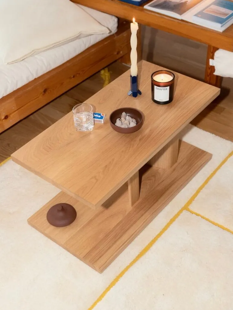 Massproductions Bit table, natural oak
