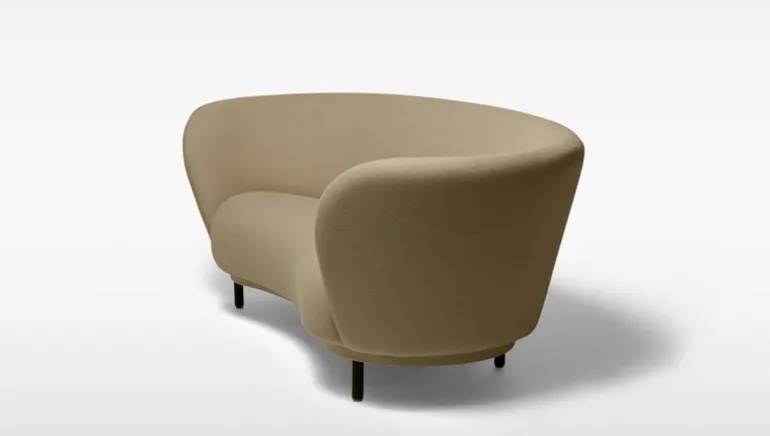 Massproductions Dandy sofa, 2-seater, beige Hallingdal 200