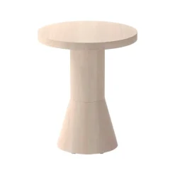 Massproductions Draft side table, beech
