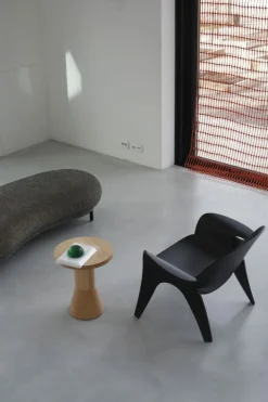 Massproductions Draft side table, beech