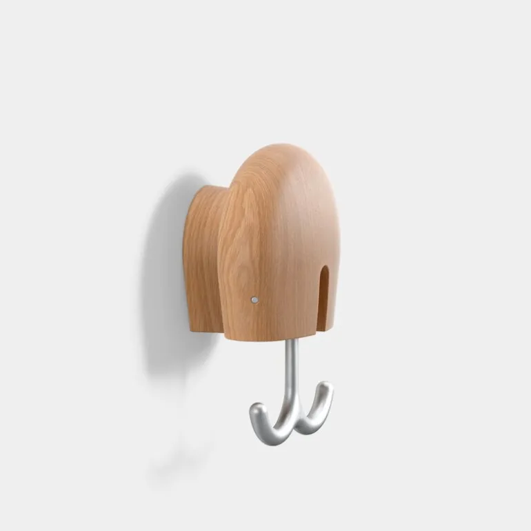 Massproductions Hercule wall hook, oiled oak