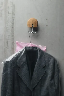 Massproductions Hercule wall hook, oiled oak