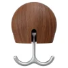 Massproductions Hercule wall hook, oiled walnut