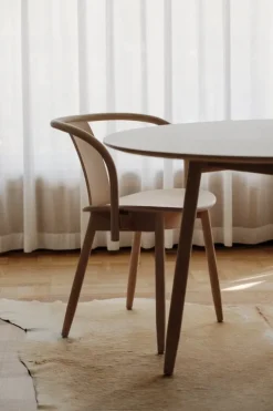 Massproductions Icha chair, white oiled beech