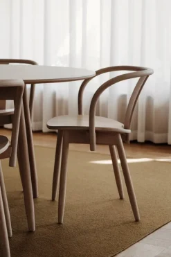 Massproductions Icha chair, white oiled beech