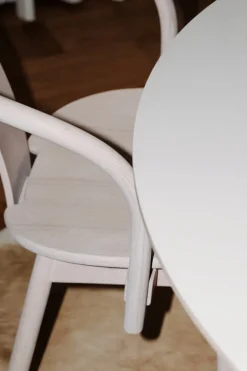 Massproductions Icha chair, white oiled beech