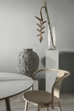 Massproductions Icha chair, white oiled beech